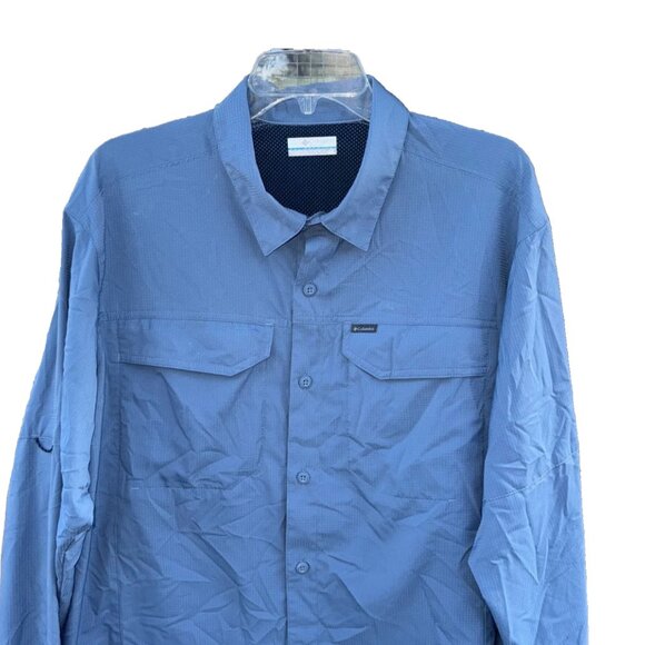 Columbia Silver Ridge Utility Lite Men's Large Long Sleeve Button Down Shirt - Picture 2 of 8